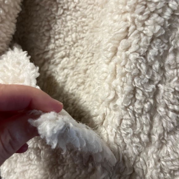 Marc Cain reversible FAUX shearling coat, Size 8 - Picture 8 of 10